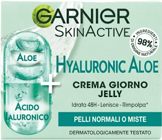 Crema jelly SKINACTIVE Hyaluronic Aloe  GARNIER SKIN ACTIVE