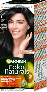 barva na vlasy 1 ultra černá GARNIER Color naturals