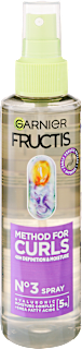 Hajspray Curls Method, száraz, hullámos és göndör hajra  GARNIER FRUCTIS
