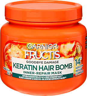 Hajpakolás keratinnal, igénybevett hajra GARNIER FRUCTIS
