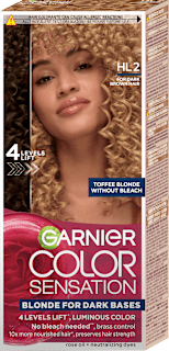 Боя за коса - Nr. HL2 7.31 Toffee Blonde GARNIER Color Sensation