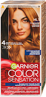 Tartós hajfesték, gesztenyeszőke, kiszőkítő nélkül HL1, legsötétebb barna hajra GARNIER Color Sensation