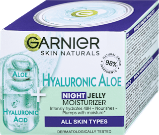 Hyaluronic Aloe Jelly nočni vlažilni gel  GARNIER SKIN NATURALS