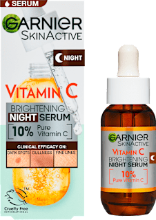 Ser de noapte pentru față cu vitamina C GARNIER SKIN NATURALS