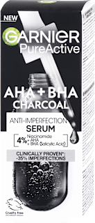 PureActive AHA + BHA CHARCOAL serum za lice sa aktivnim ugljem GARNIER PureActive