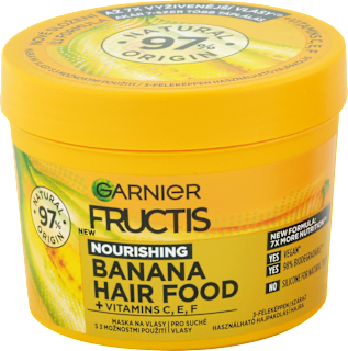 Vyživujúca maska na suché vlasy Banana Hair Food GARNIER FRUCTIS