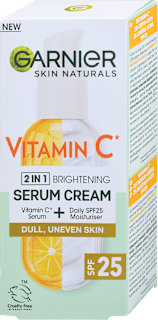 Brightening 2u1 serum krema za lice SPF 25 - Vitamin C GARNIER SKIN NATURALS