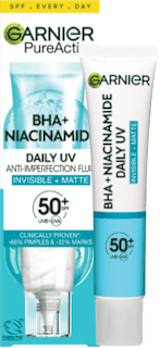 DAILY UV ANTI-IMPERFECTION matirajući fluid za zaštitu od sunca, SPF 50+ GARNIER PureActive