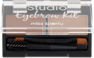 Szemöldökformázó készlet, Medium Brown 001 miss sporty
