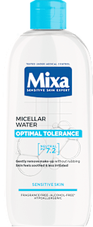 OPTIMAL TOLERANCE micelarna voda za lice za osetljivu i reaktivnu kožu Mixa