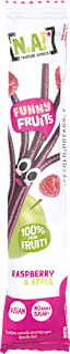 Ovocné tyčinky Funny Fruits - malina a jablko N.A!