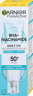 Fluid za obraz z BHA kislinami in niacinamidom, ZF50+ GARNIER PureActive