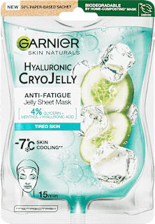 Hydratačná gélová pleťová maska Hyaluronic CryoJelly  GARNIER SKIN NATURALS