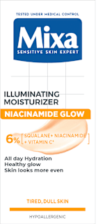 NIACINAMIDE GLOW hidratantna krema za lice - blago tonirana Mixa