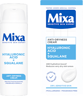 HYALURONIC ACID + SQUALANE krema za suvu i osetljivu kožu Mixa