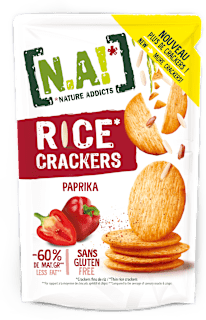 Ryžové krekry Rice Crackers paprika N.A!