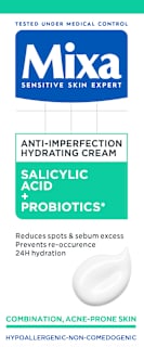 Crema anti-imperfectiuni pentru față - acid salicilic și AHA Mixa