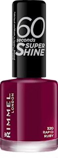 Lac de unghii 60 Seconds Super Shine 320 Rapid Ruby RIMMEL LONDON