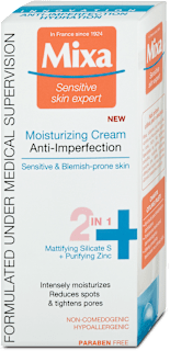 Cremă hidratantă 2 în 1 anti-imperfecțiuni Mixa
