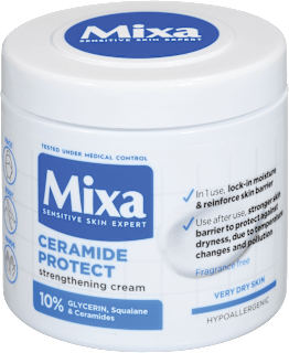 Večnamenska krema Ceramide Protect za telo, obraz in roke Mixa