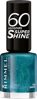 Körömlakk, Super Shine 60 sec. - Nr. 721 Siren RIMMEL LONDON