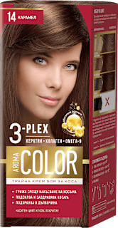 Крем - боя за коса - Nr. 14 Карамел AROMA COLOR