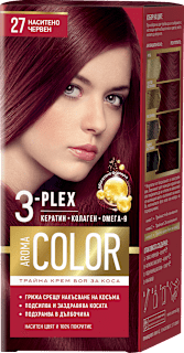 Крем-боя за коса Nr.27 Наситено Червен AROMA COLOR