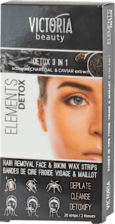 Депилиращи ленти за лице Detox 3 в 1 Victoria Beauty