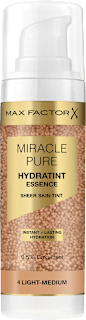 Foundation Miracle Pure Hydratint Essence 4 Light-Medium  MAX FACTOR