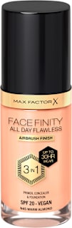 FACE FINITY ALL DAY FLAWLESS 3IN1 tečni puder - N45 Warm Almond, SPF20 MAX FACTOR