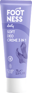 Cremă dezodorizantă delicată 3 în 1 pentru picioare FOOTNESS