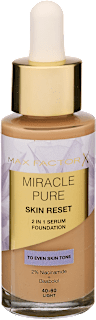 Miracle Pure serum i tekući puder 2u1 – 40–60 Light MAX FACTOR