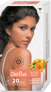 Депилиращи ленти за лице с екстракт от невен DeBa