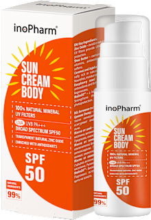 Слънцезащитен крем за тяло Sun Cream, SPF 50 inoPharm