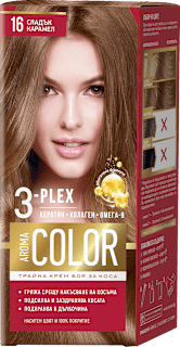 Боя за коса - Nr.16 Сладък карамел AROMA COLOR