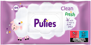 Șervețele umede Clean&Fresh pentru bebeluși Pufies