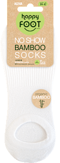 Бамбукови чорапи, бели, размер 39-42 happy FOOTtopia