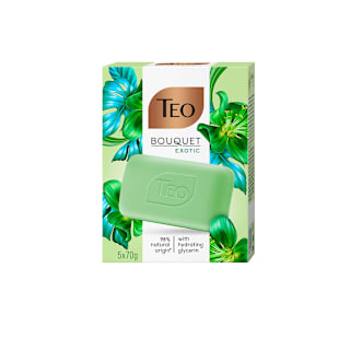 Твърд сапун Exotic, 5x70g Teo