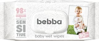 Влажни кърпи Sensitive, 98% Aqua bebba