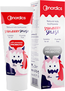 Детска паста за зъби Strawberry Splash nordics