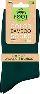 Чорапи бамбук, зелени, размер 39-42 happy FOOTtopia