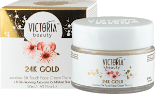 Крем зз лице 24K Gold копринена ласка Victoria Beauty