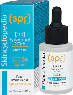 Крем серум за лице с витамин B5, SPF 50 Skincyclopedia