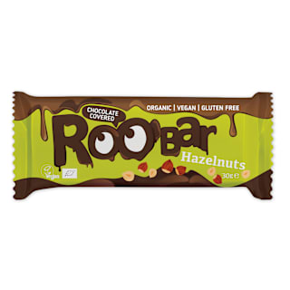 Био лешников бар покрит с шоколад RooBar