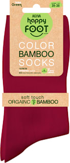 Чорапи бамбук, червени, размер 35-38 happy FOOTtopia