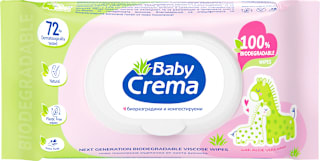 Влажни кърпички с алое вера и пантенол Baby Crema