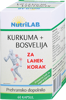 Prehransko dopolnilo Kurkuma + Bosvelija NutriLAB