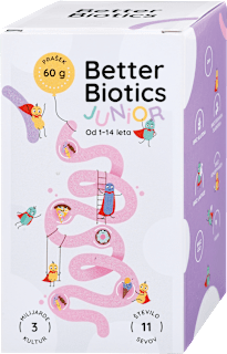 Prehransko dopolnilo z mešanico mikrobioloških kultur JUNIOR Better Biotics