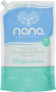 Čistilo za steklo Veličasten rožmarin, polnilo nana