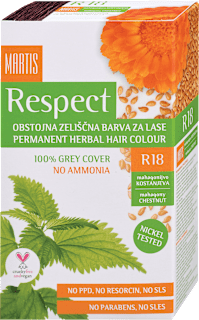 Barva za lase R18 Vijolično mahagonijeva Respect